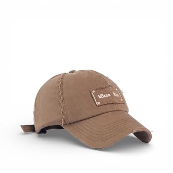 Classic Black Dad Cap, Cotton, Unstructured, Distressed Frayed Edges, Adjustable, Curved Brim, Lightweight, Casual Streetwear