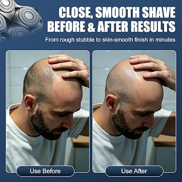 Replacement Blades Shaver PRO 4 Heads Compatible with Skull Head Shaver