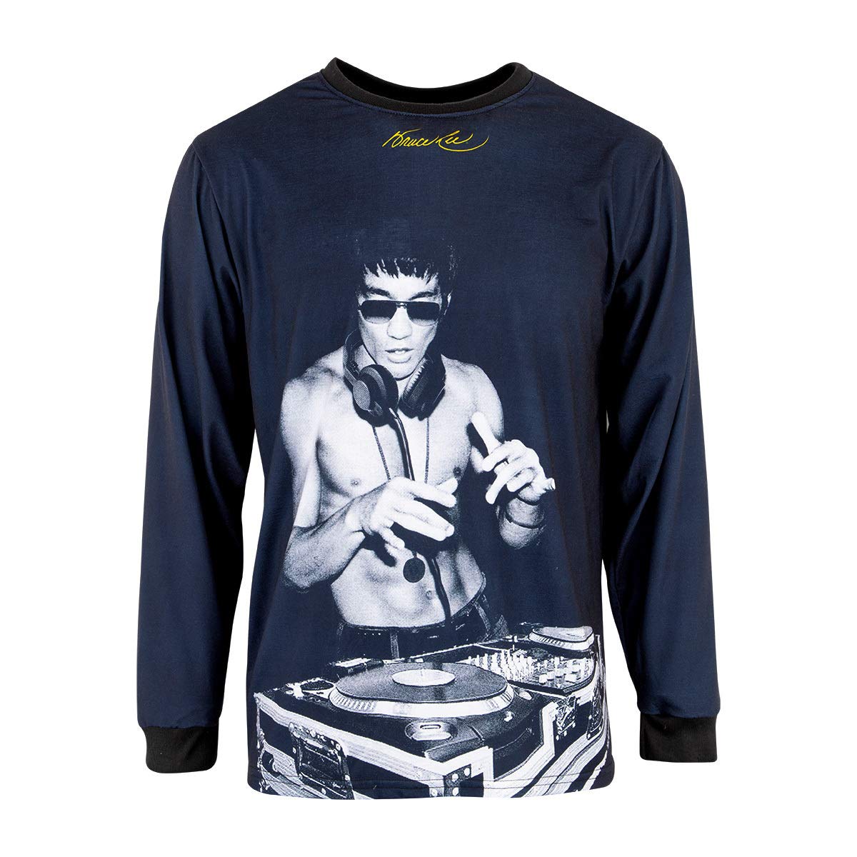 Bruce Lee DJ Dragon Long Sleeve T-Shirt