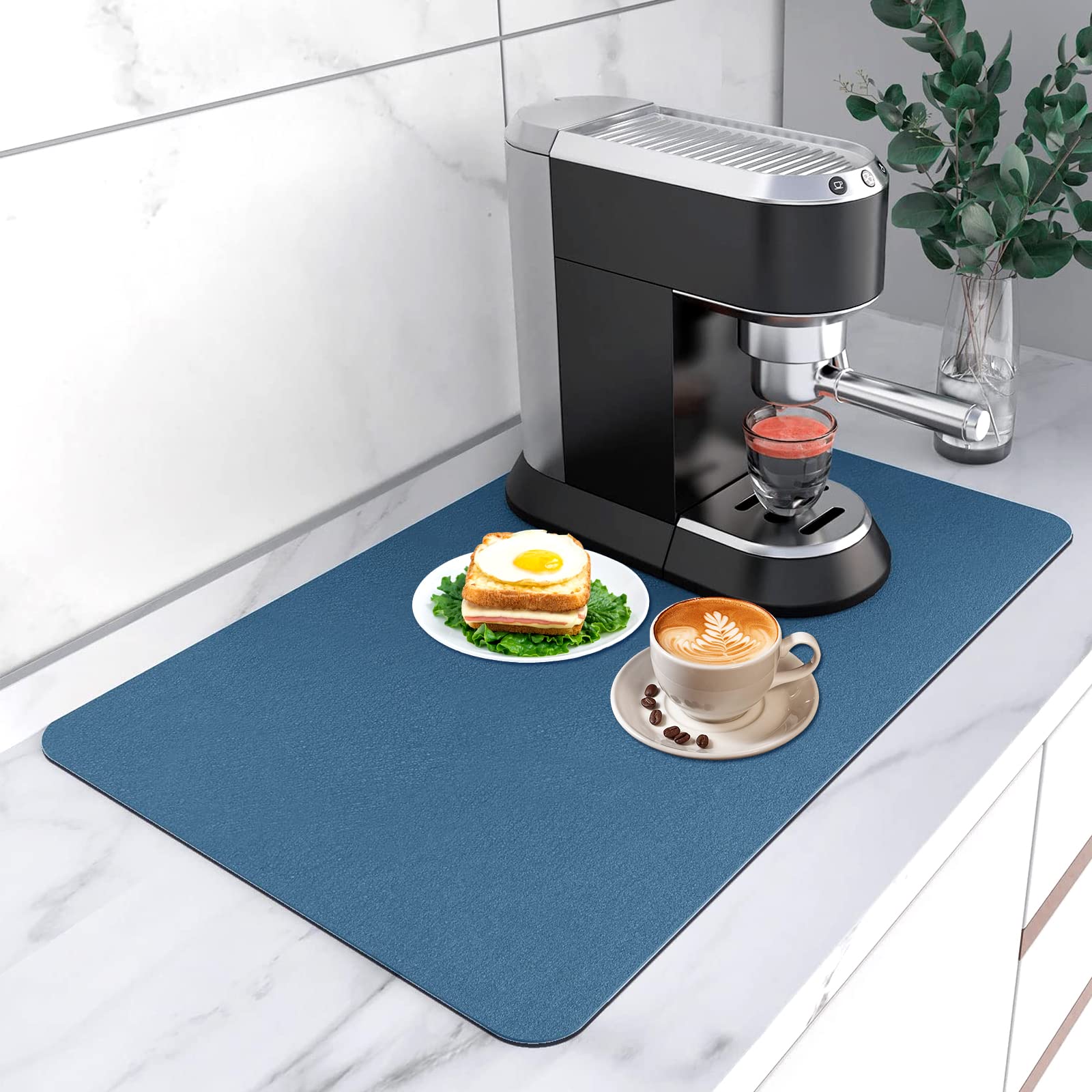 Tappetino Da Bar In Silicone 40x60 Cm - Scolapiatti Assorbente E Antiscivolo Per Macchina Caffè E Piatti