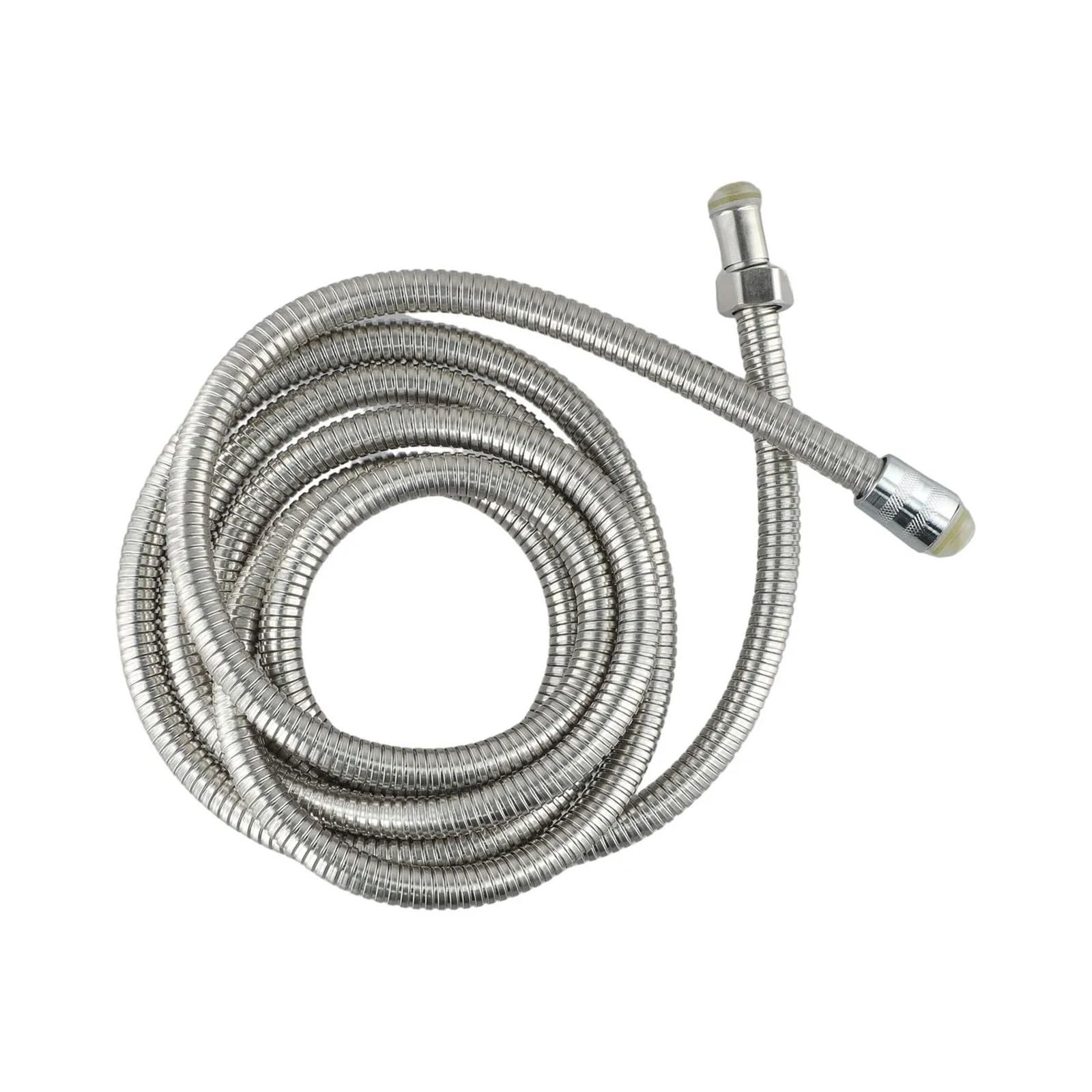 Flessibile for doccia flessibile in acciaio inossidabile con lunghezza 3/4/5 metri for tubo idraulico di prolunga for uso domestico per Bagno(5M)