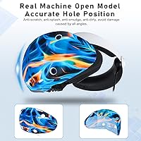 Vista 3 de Funda protectora para PSVR2, carcasa VR, funda desechable para los ojos, funda protectora de lente para accesorios Playstation VR2, funda