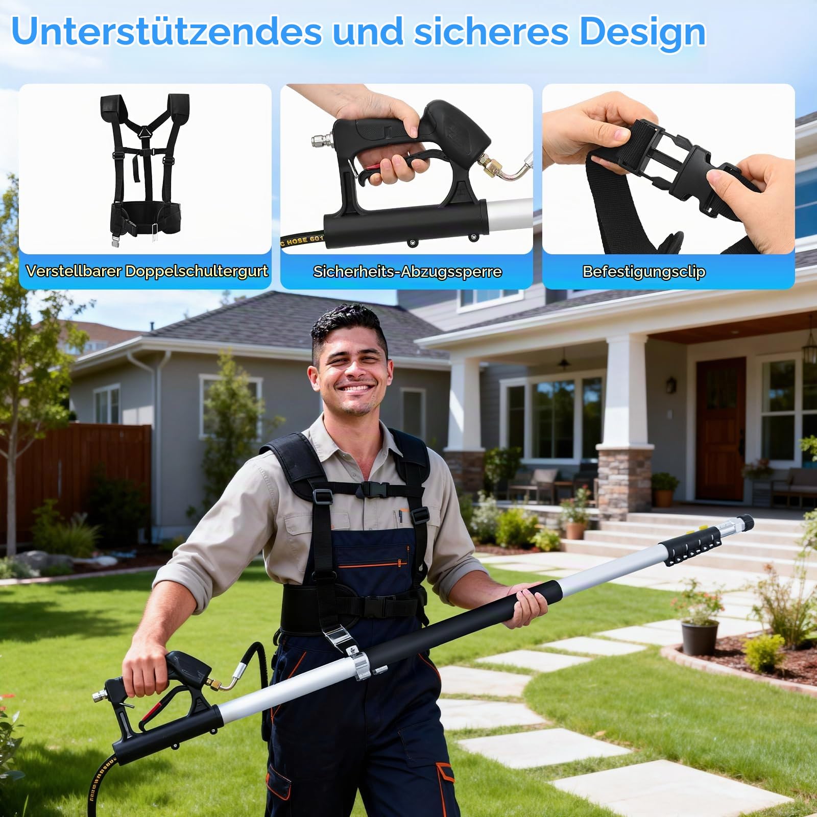 Teleskopstab für Hochdruckreiniger 730cm