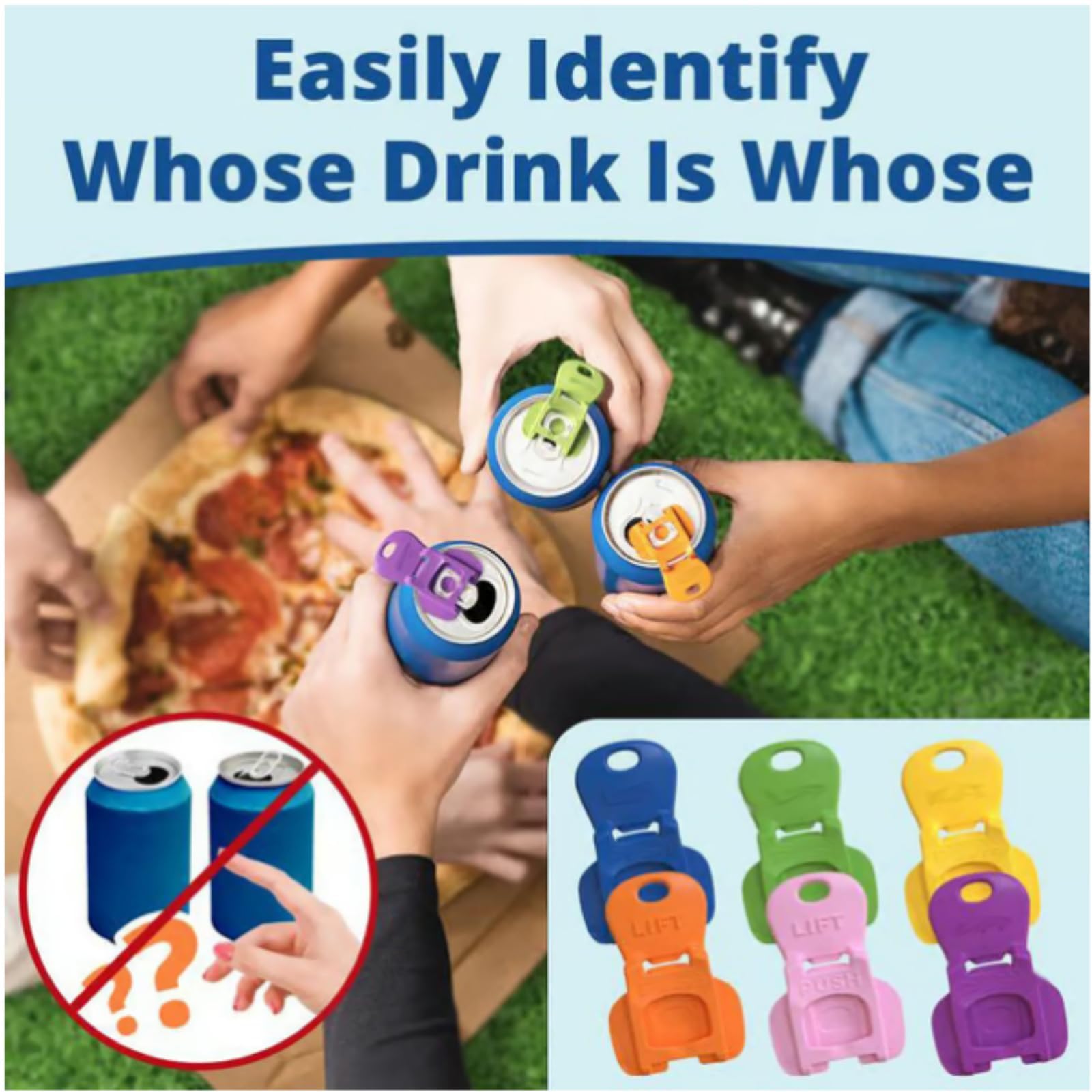 WUSJCOF 7 Bouchons De Canettes Pour Ouvre-boîtes Et Bouchon, Ouvre