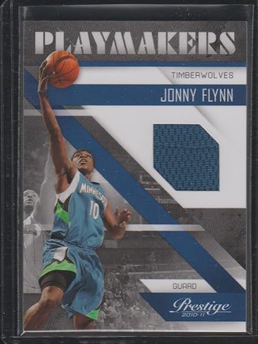 2010 Prestige Jonny Flynn Timberwolves 183/249 Game Used Jersey Basketball Card #20
