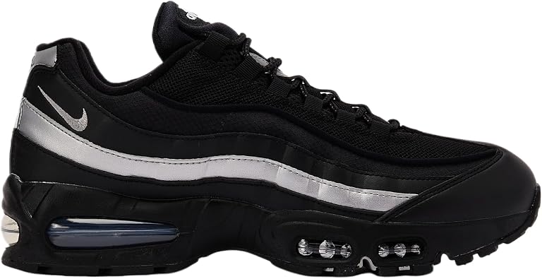 Big Bubble Air Max 95 OG Black White Metallic Silver by Nike