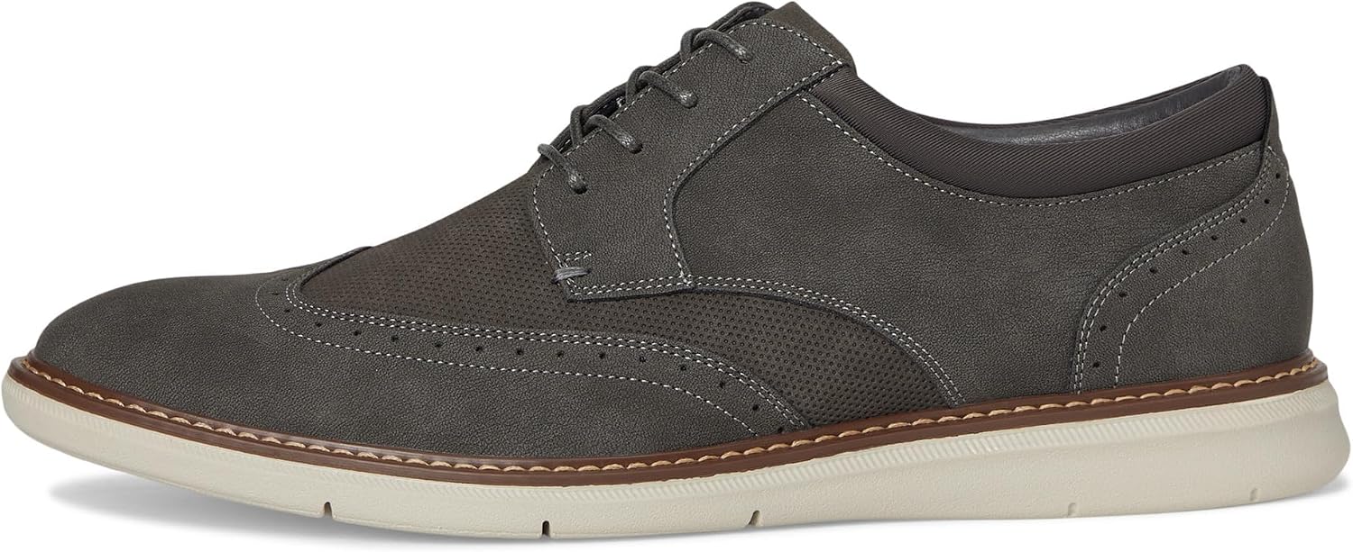 Nunn Bush Men's Chase Wingtip Oxford Contemporary Lace-up