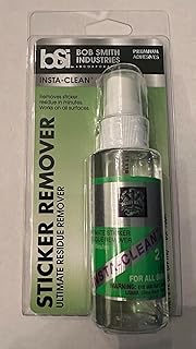 Bob Smith Industries Insta-Clean Sticker Residue Remover, Ultimate Surface Adhesive Cleaner. BSI, Hobby Bolts