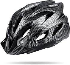 Adult Bicycle Helmet, Lightweight, Breathable, High Rigidity, Road Bike Helmet with Sun Visor, Streamlined, Adjustable, Chin Pad Included, For Commuting to Work or School, Adults, Unisex, Removable