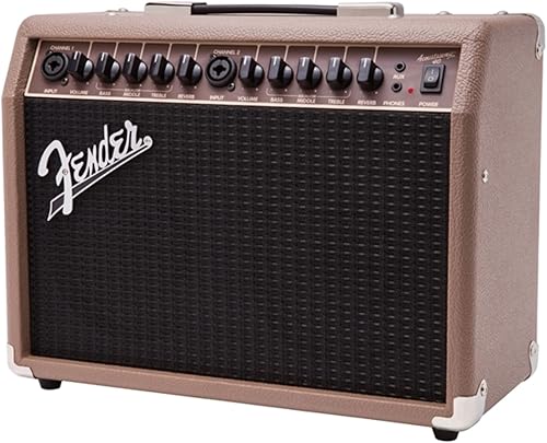 Miniatura 3 de Fender Acoustasonic Amplificador de guitarra para guitarra acústica, 40 vatios, con 2 años de garantía, altavoces de 2 x 6.5 pulgadas, efecto coro