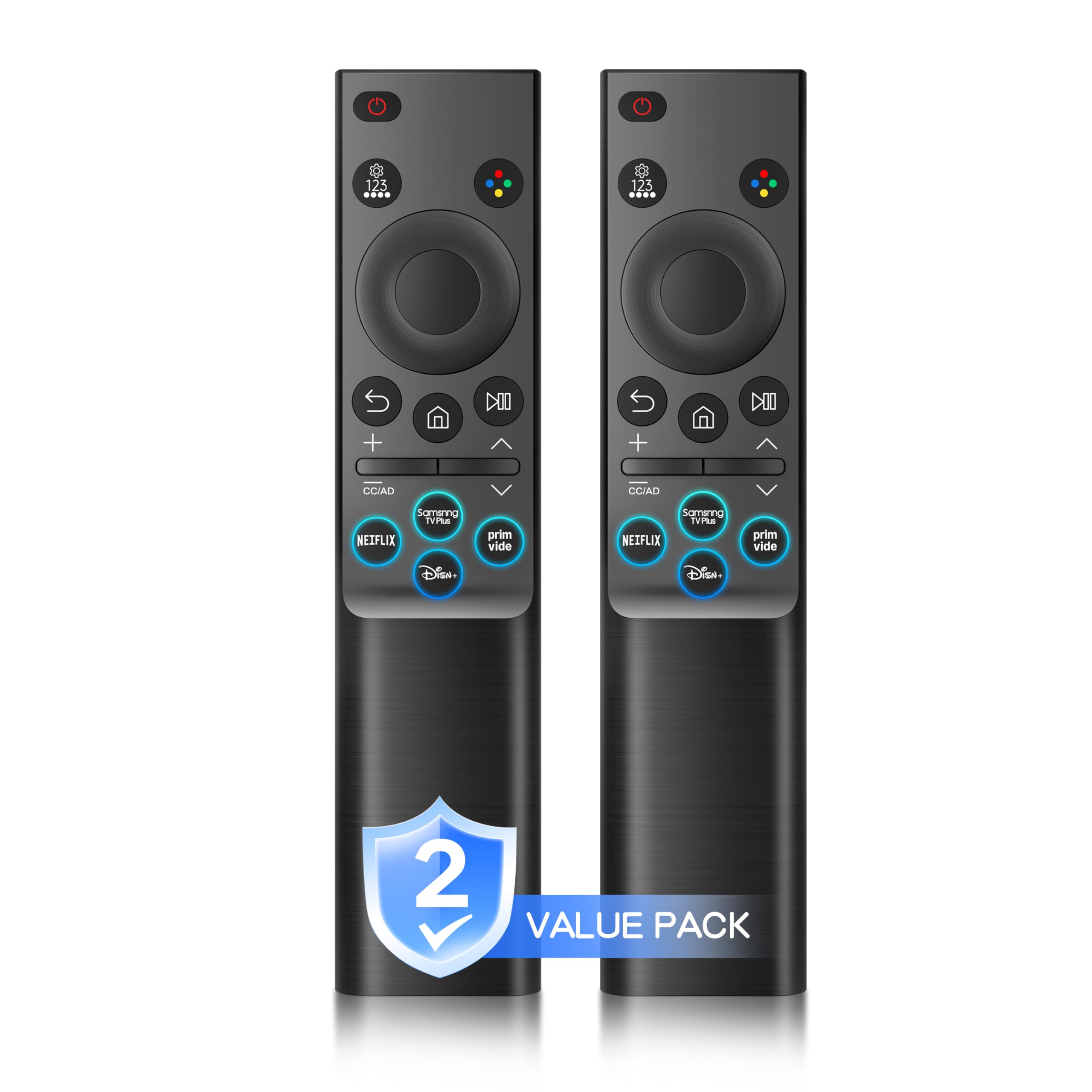 Photo 1 of ?Pack of 2? Universal for Samsung TV Remote, Compatible with Samsung Remote Control for Smart TV, BN59-01388A Replacement for CU7000/DU7200, for 2015-2026 Crystal UHD Frame QLED LED HDTV Series TVs