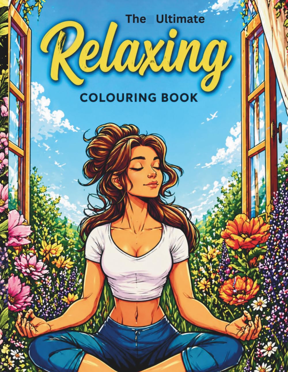The Ultimate Relaxing Colouring Book: Relax Unwind and Escape into Beautiful Illustrations designed mindful moments (Silly Goose publishing)
