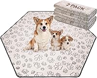 Vista 13 de Qeils Almohadillas Reutilizables para Cachorros, Paquete de 2 Almohadillas Lavables para Orina de Perros, Almohadilla Antideslizante Impermeable