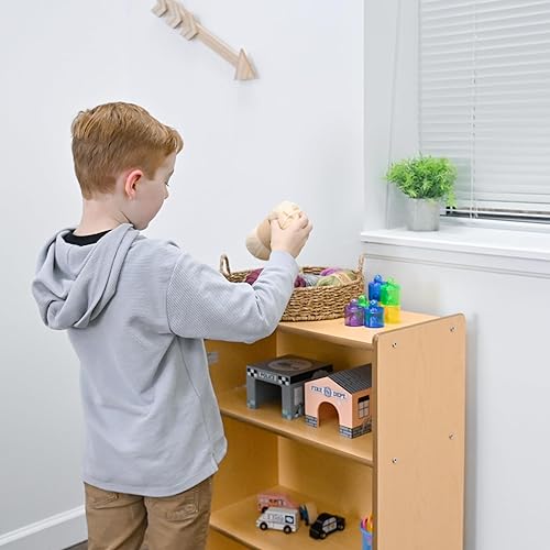 Miniatura 7 de Children's Factory Value Line - Estantería estrecha de 3 estantes para niños pequeños y organizadores de juguetes, para guardería, sala de juegos,