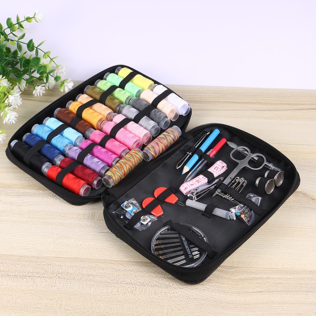 Mini Sewing Kit Set 98pcs Multifunctional for Home Travel, Portable