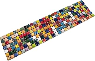 29 Tile Bathroom Ideas That Transform Any Space 9 Hominter Colorful Ceramic Mosaic Mini Square Glossy Porcelain Tile for D...