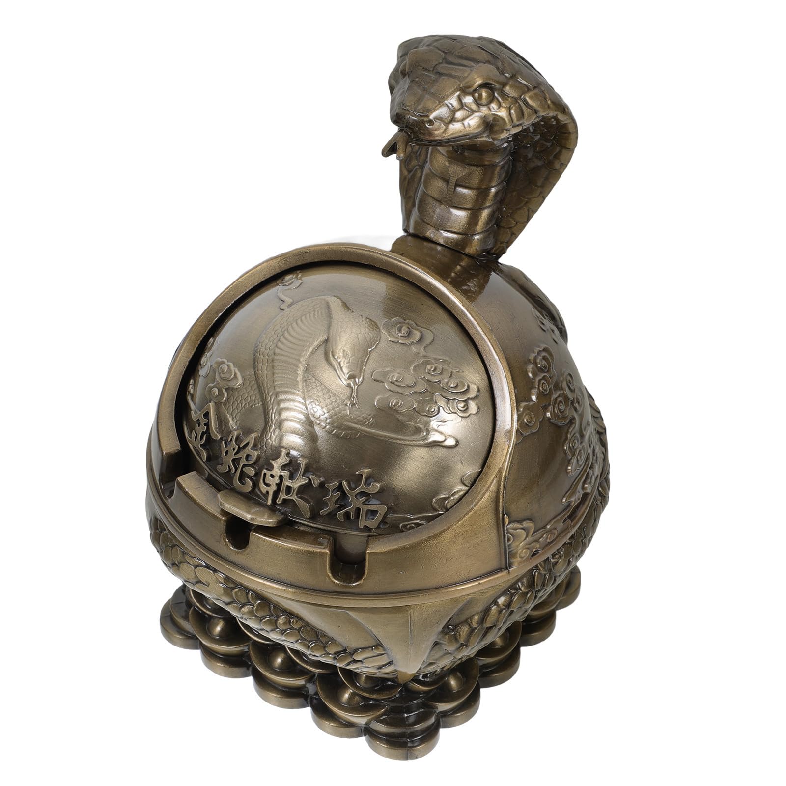 Cendrier serpent vintage SEWACC en métal pour sublimer votre terrasse