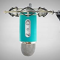 Vista 5 de YOUSHARES Blue Yeti Protector - Funda de silicona de protección completa para micrófono Yeti y Yeti Pro (verde jade)