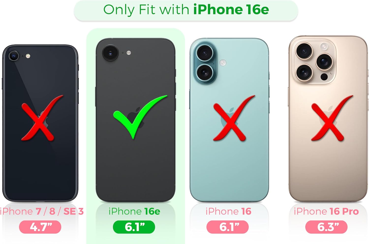 Compatible with iPhone 16e, iPhone 16e Case - Vintage Cassette Design Printed Slim & Sleek Cute Plastic Hard Snap on Protective Designer Back Phone Case/Cover for iPhone 16e - Image 8