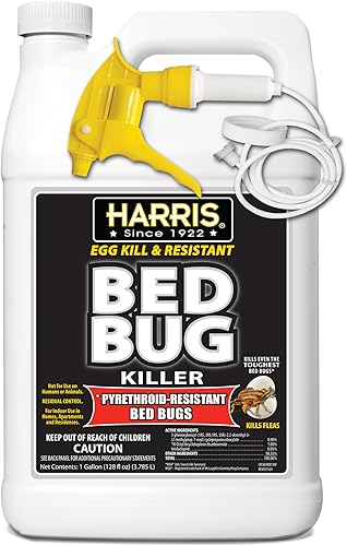 Harris cama Bug Killer Spray más duros con sin olor y antimanchas extendida Residual Kill fórmula galón
