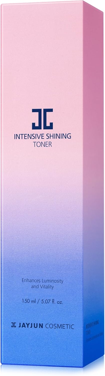 JAYJUN Intensive Shining Toner 5.07 fl. oz. (150ml) - Hydrating Facial Toner with Cherry Blossom & Baobab for Smoother Skin