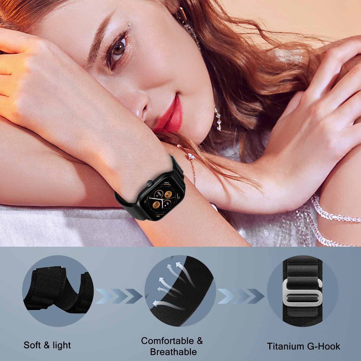 KeeFos 20MM Cinturino Per Amazfit T-Rex 3 Pro 44mm/Active 2 Square Active 2 Gtr Mini Gtr 302747