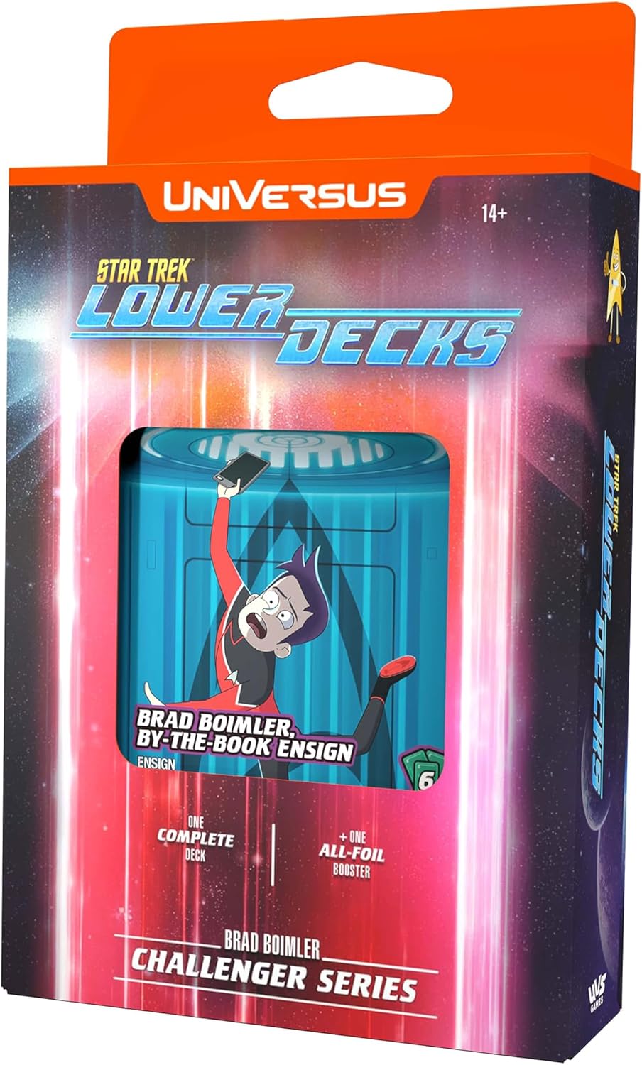 UVS Gamse UniVersus: Star Trek Lower Decks: Challenger Series - Boimler - 63 Card, 2 Character, Ready to Play Deck-Building Card Game, 6 Foil/Alt Art Cards