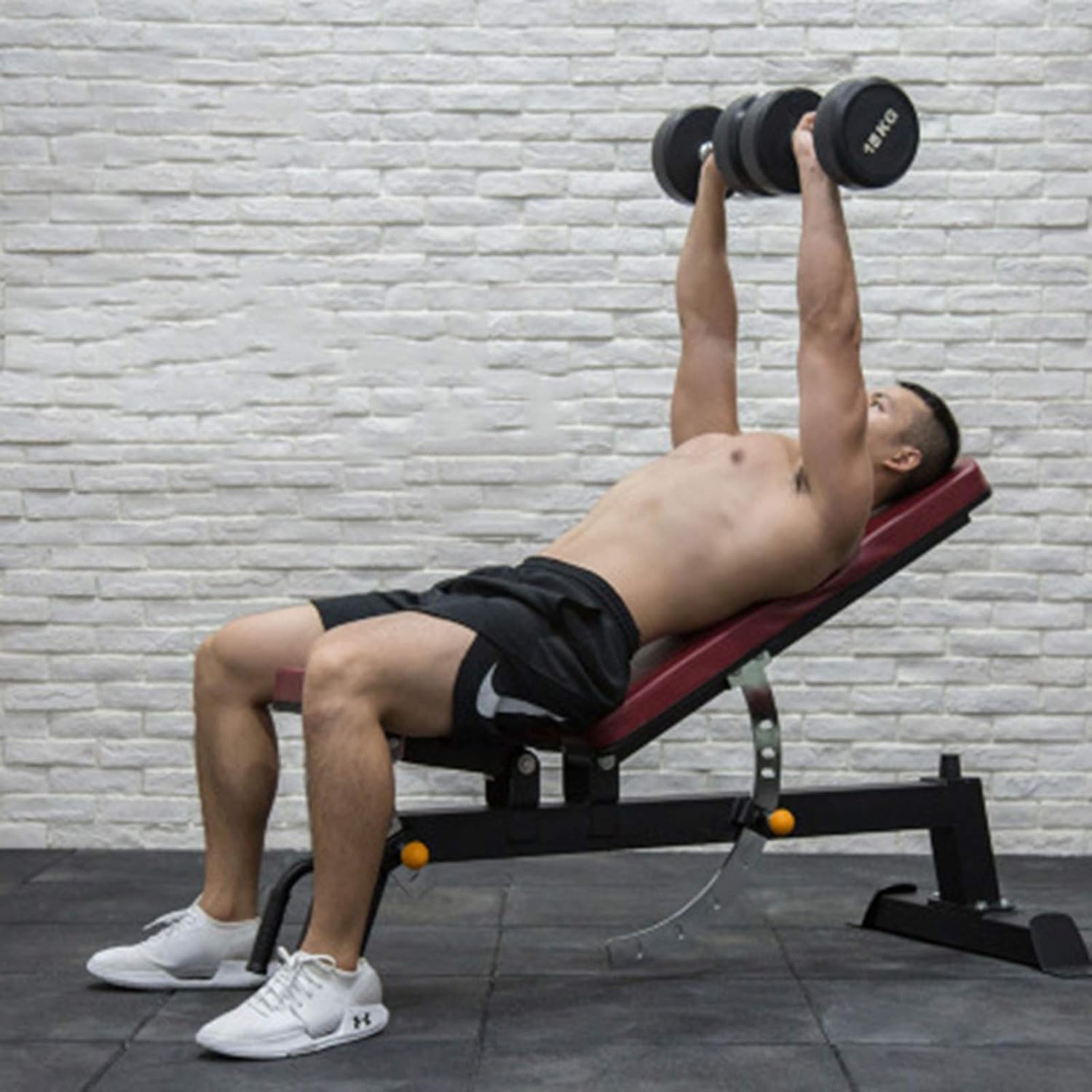 Weight Bench Weight Bench Full Body Workout Foldable Incline Decline Exercise Workout for Full Body Workout