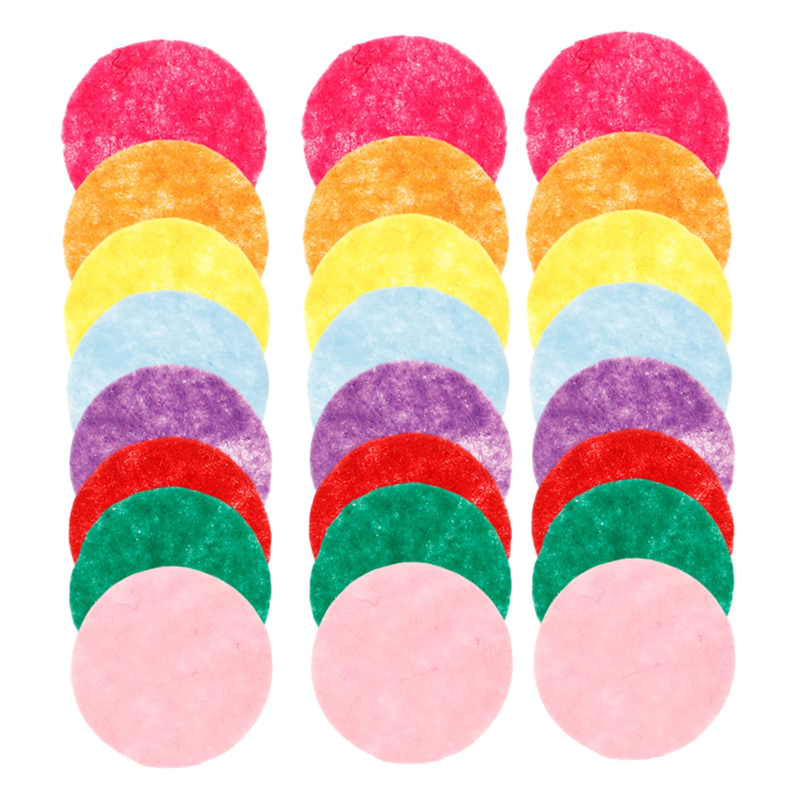 SHINEOFI Cercles Ronds en Feutrine Non Tissée 2,5 Cm pour Loisirs Créatifs, Couleurs Assorties, 100 Pièces, Matériel de Couture pour Travaux D'aiguille et Bricolage DIY Couleur Aléatoire