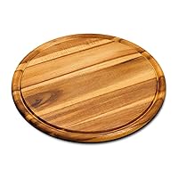 KESPER 28444 Set di 1 piatti per carne in legno di acacia, Ø 30 cm