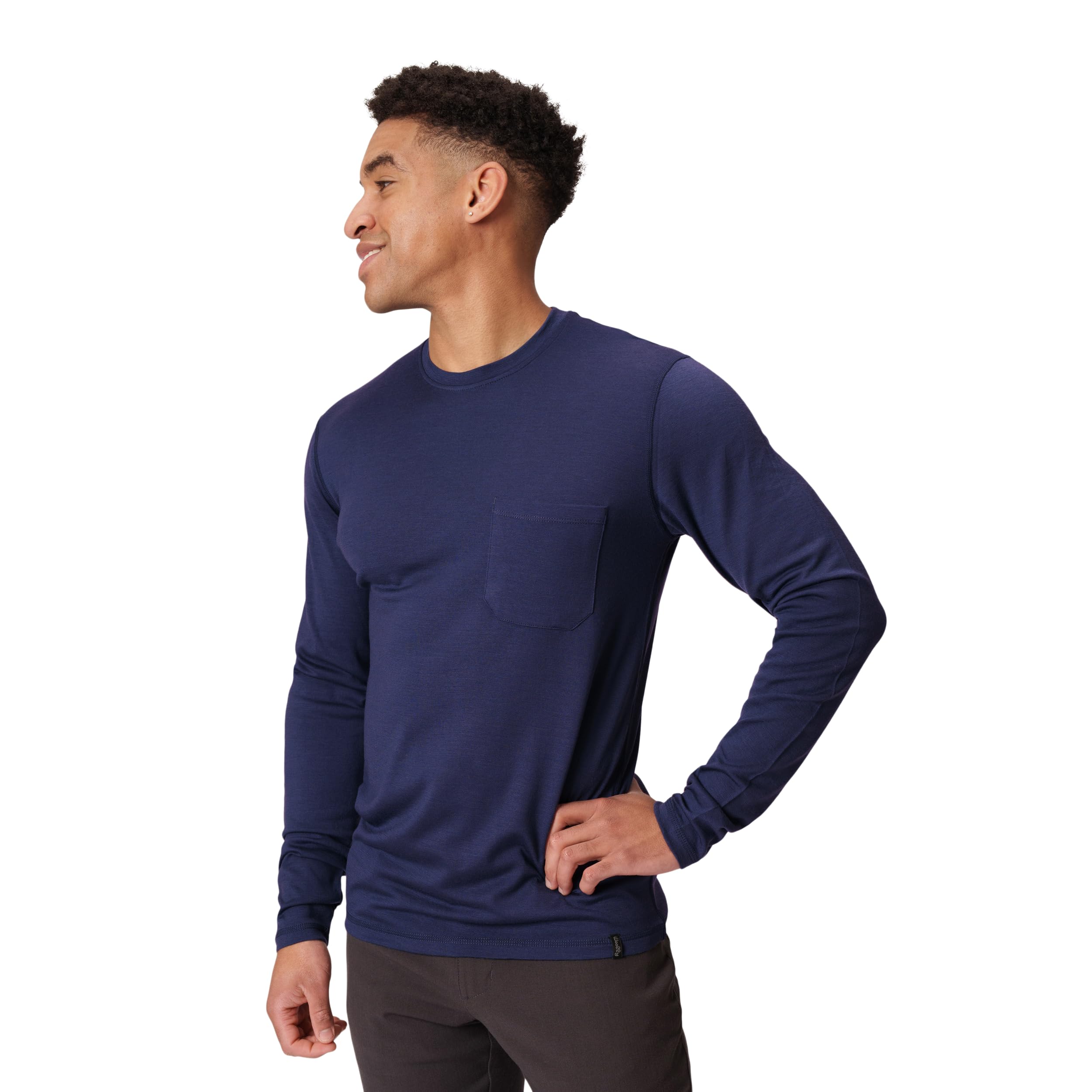 Men's Merino Long Sleeve by Woolly | RWS Certified | Super Soft, Classic Style, Seattle Designed