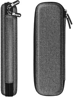 Fintie Apple Pencil ケース バッグ 高級EVAハードシェル 紛失防止ポケット ゴムバンド固定 Pencil Pro/USB-C/第1/2 世代 用 収納 保護ケース(グレイ)