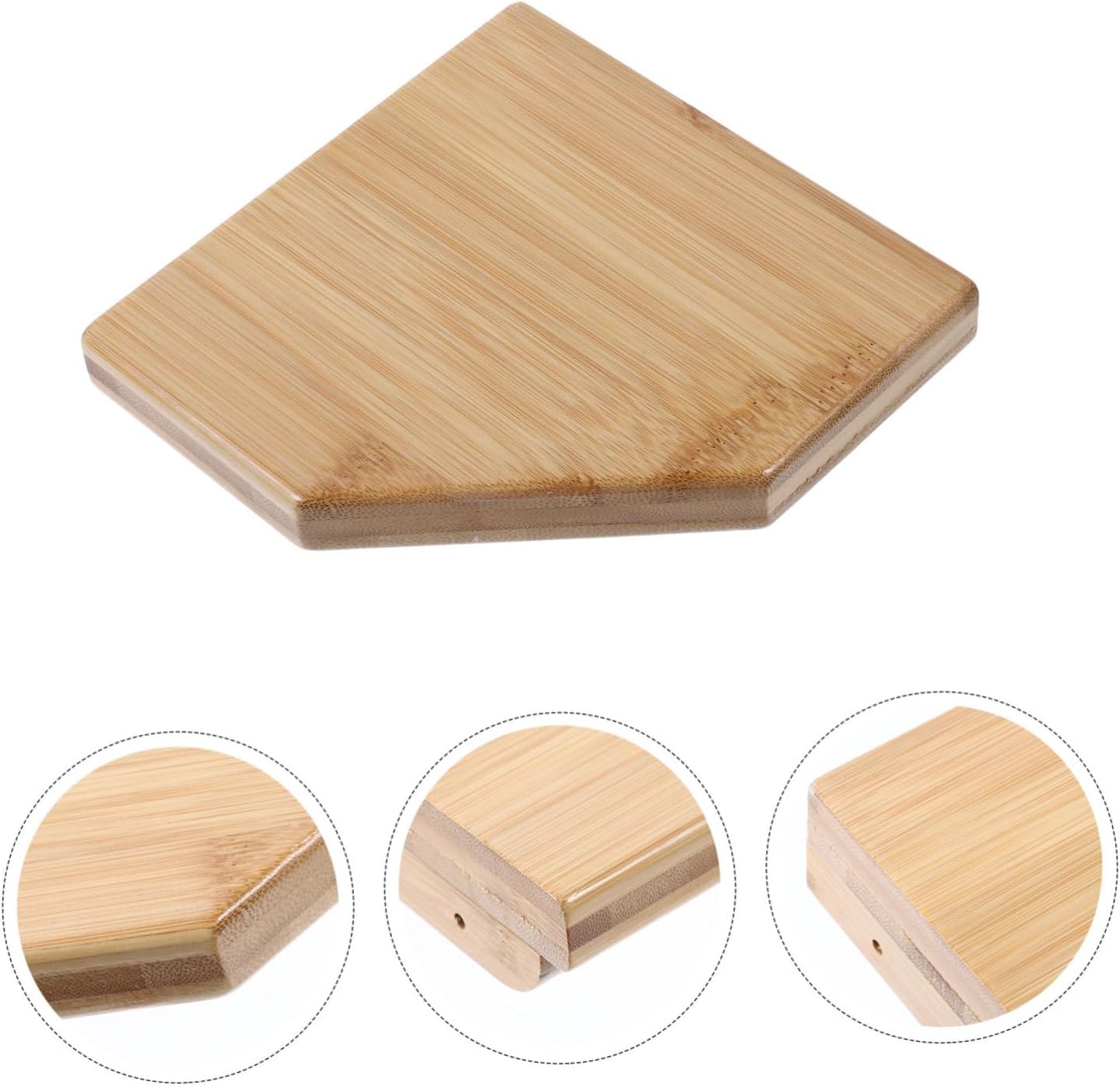 Bamboo Corner Wall Shelf Floating Storage Hanging Storage for Living Room Decorative Rack Corner Shelf Floating