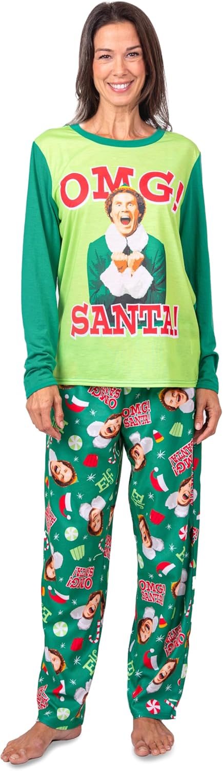 Premium Apparel Family Christmas Pajamas - Matching 2-Piece Pajama Set for Adults and Kids - Buddy The Elf - Image 3