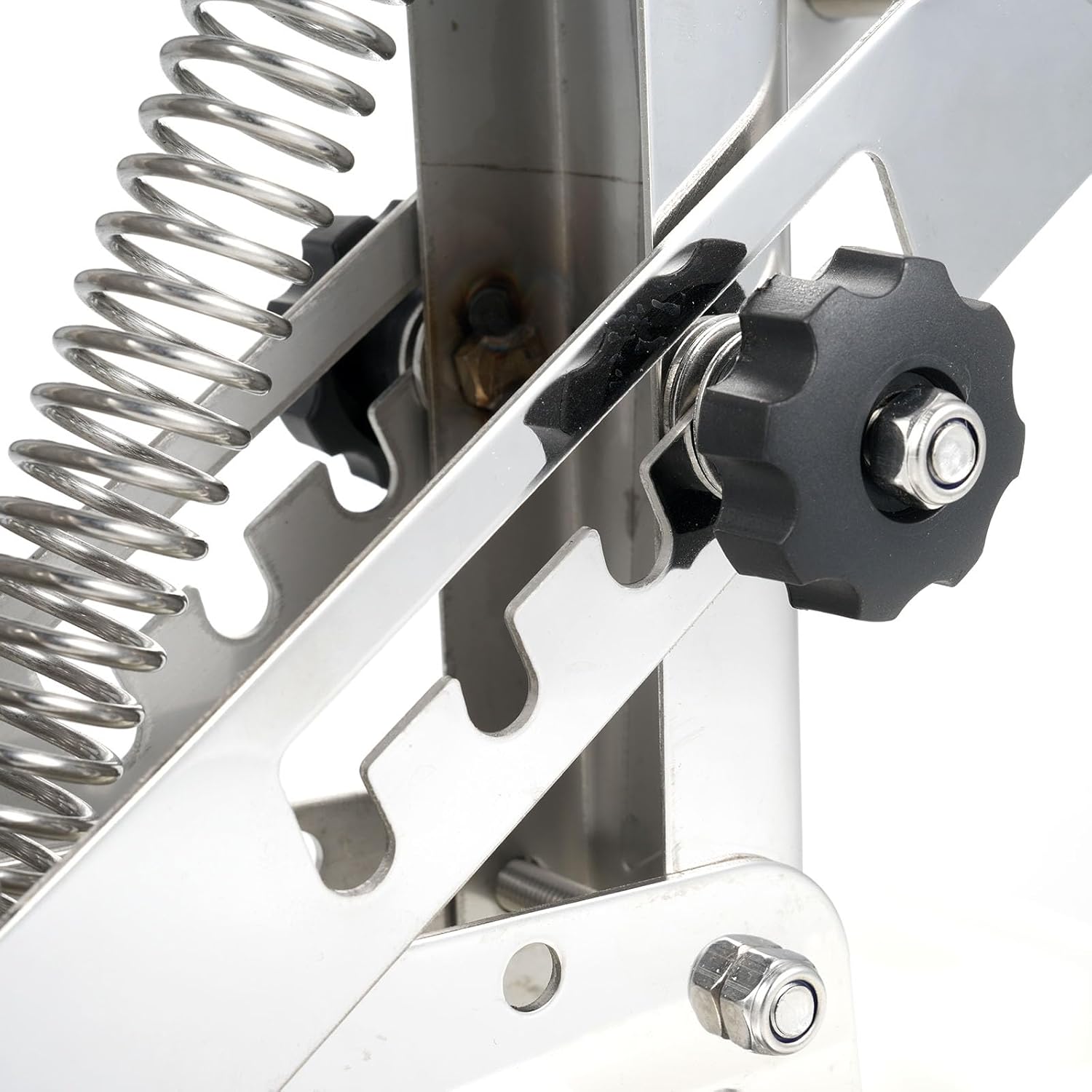 2 Stroke Outboard Motor Bracket Kicker for Boat, 304 Stainless Steel Outboard Engine Support Holder for 7.5HP to 20HP Motors, High Strength Mount for Trolling and Cruising