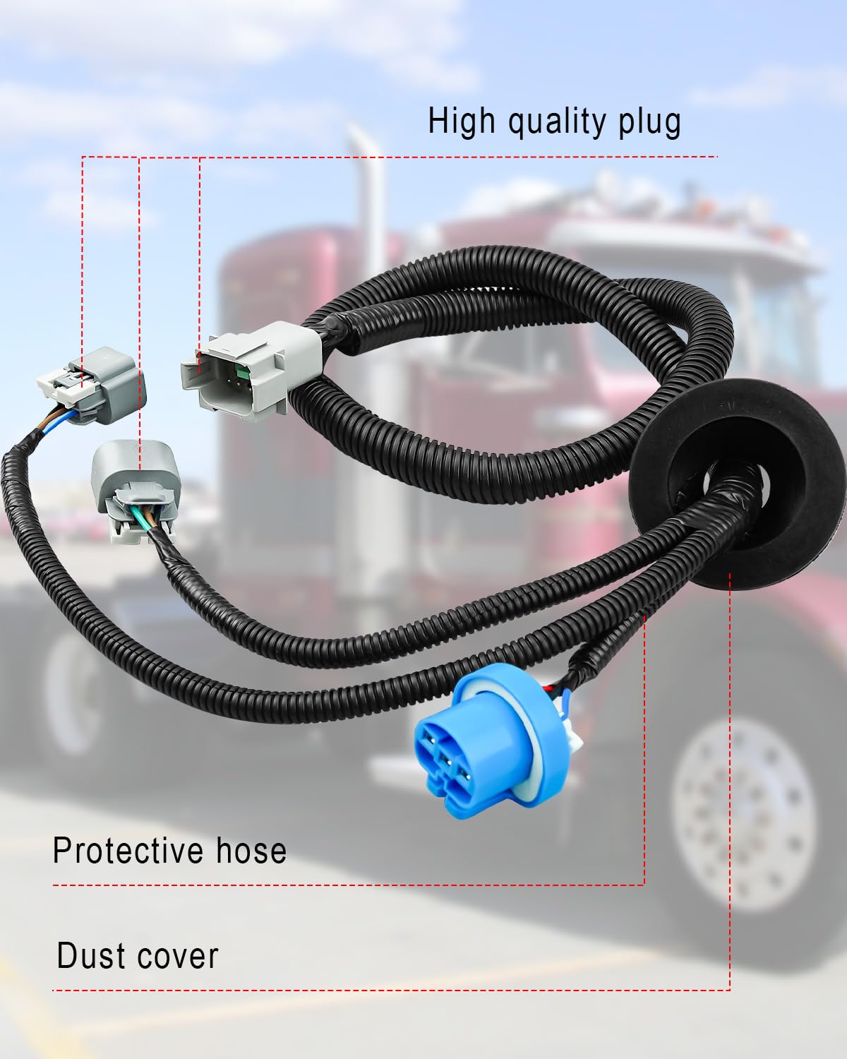 ちい Peterbilt Headlight Wiring Harness 61A3002-0474 - Raney's