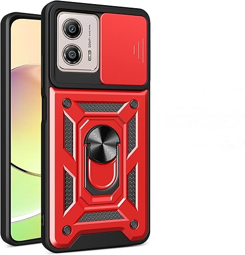 Vista 63 de Compatible con Tecno Pova 5 carcasa de soporte, con cubierta deslizante para lente de cámara compatible con Tecno Pova 5 Free Fire LH7n, funda azul