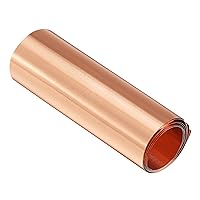 Vista 45 de uxcell Copper Sheet Roll, Metal Foil Plate 1000mm x 20mm x 0.8mm