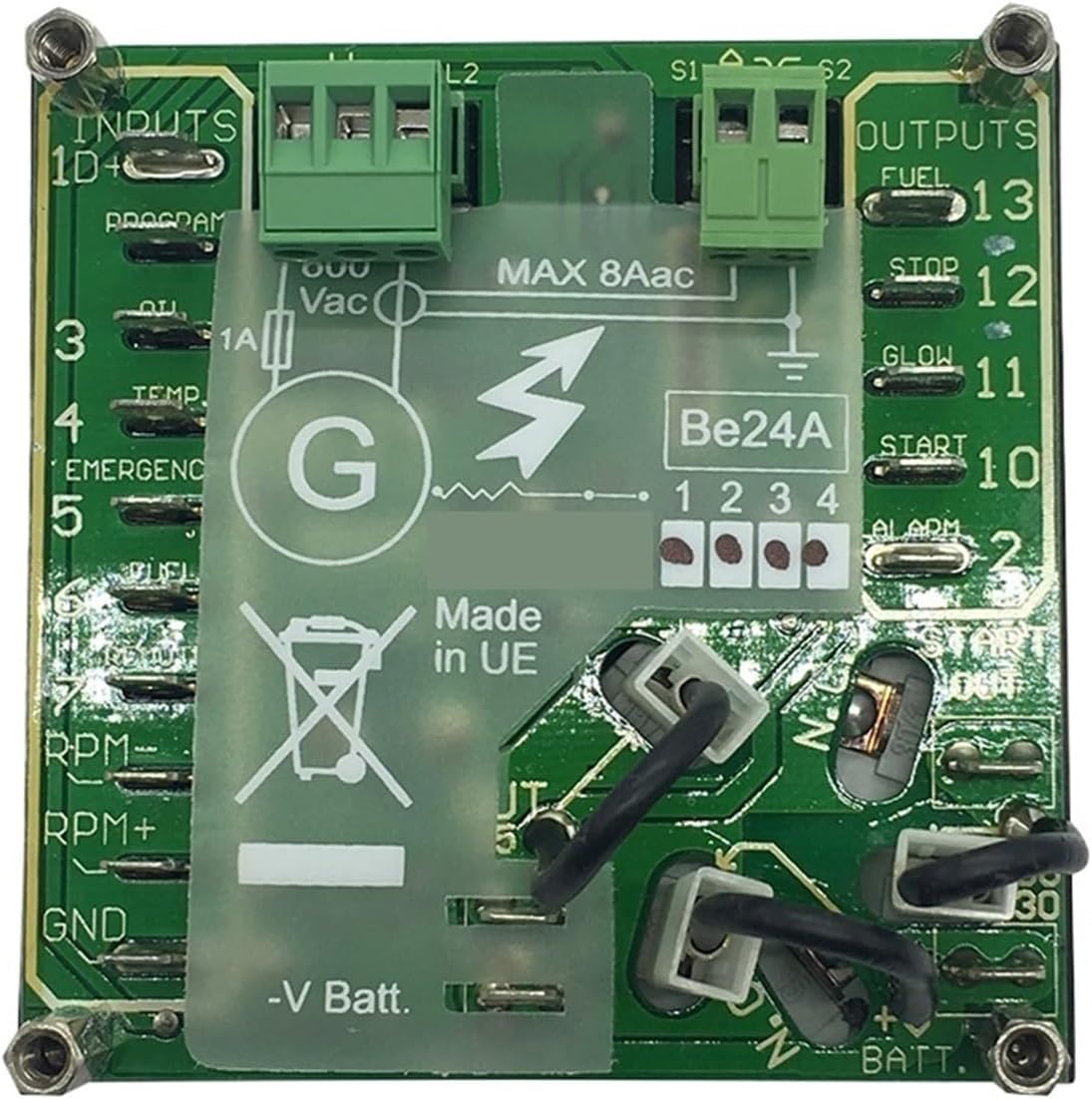 1pcs BE24A Engine Control Diesel Generator Controller Replaces BE23 For Motores Control Module