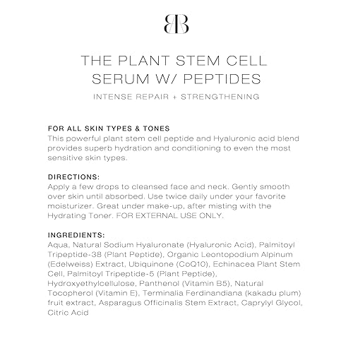 Miniatura 7 de Biba De Sousa The Plant Suero peptídico de células madre, reparación intensa, hidratación y brillo juvenil con péptidos vegetales, ácido
