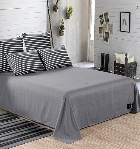 Sábanas de tierra con 5% de fibra plateada y algodón orgánico, conductoras con cable de conexión a tierra, mantiene un buen sueño, salud natural