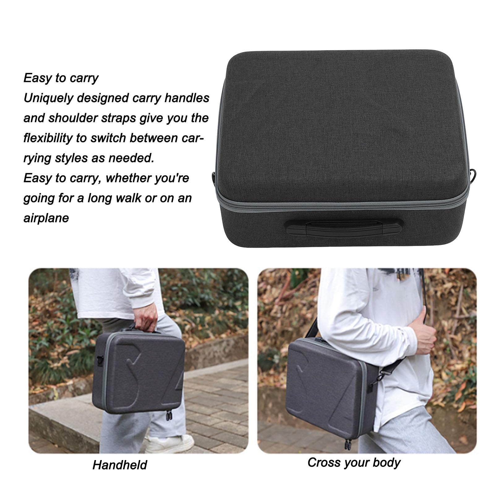 Dilwe Custodia da Trasporto per Drone, Custodia da Viaggio Multifunzione per Drone di Grande capacità per Il Controllo Remoto degli Occhiali