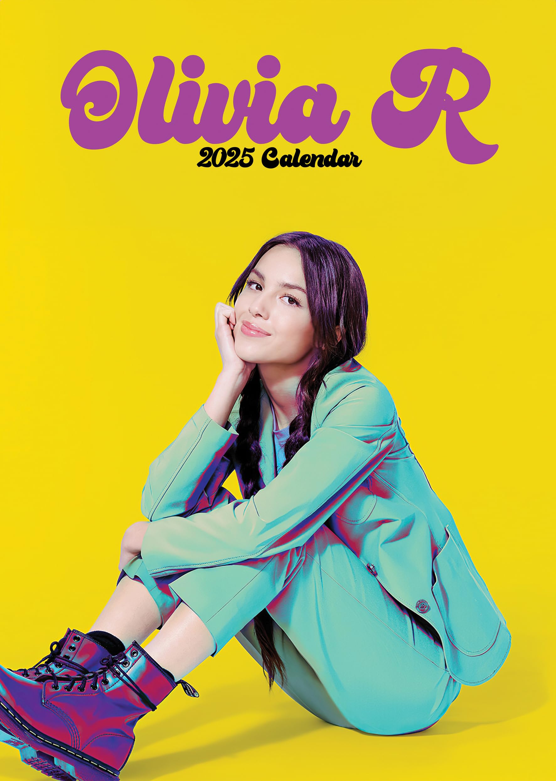 Olivia Rodrigo 2025 - A3 Size Wirobound Calendar - INCLUDES 8 POSTCARDS