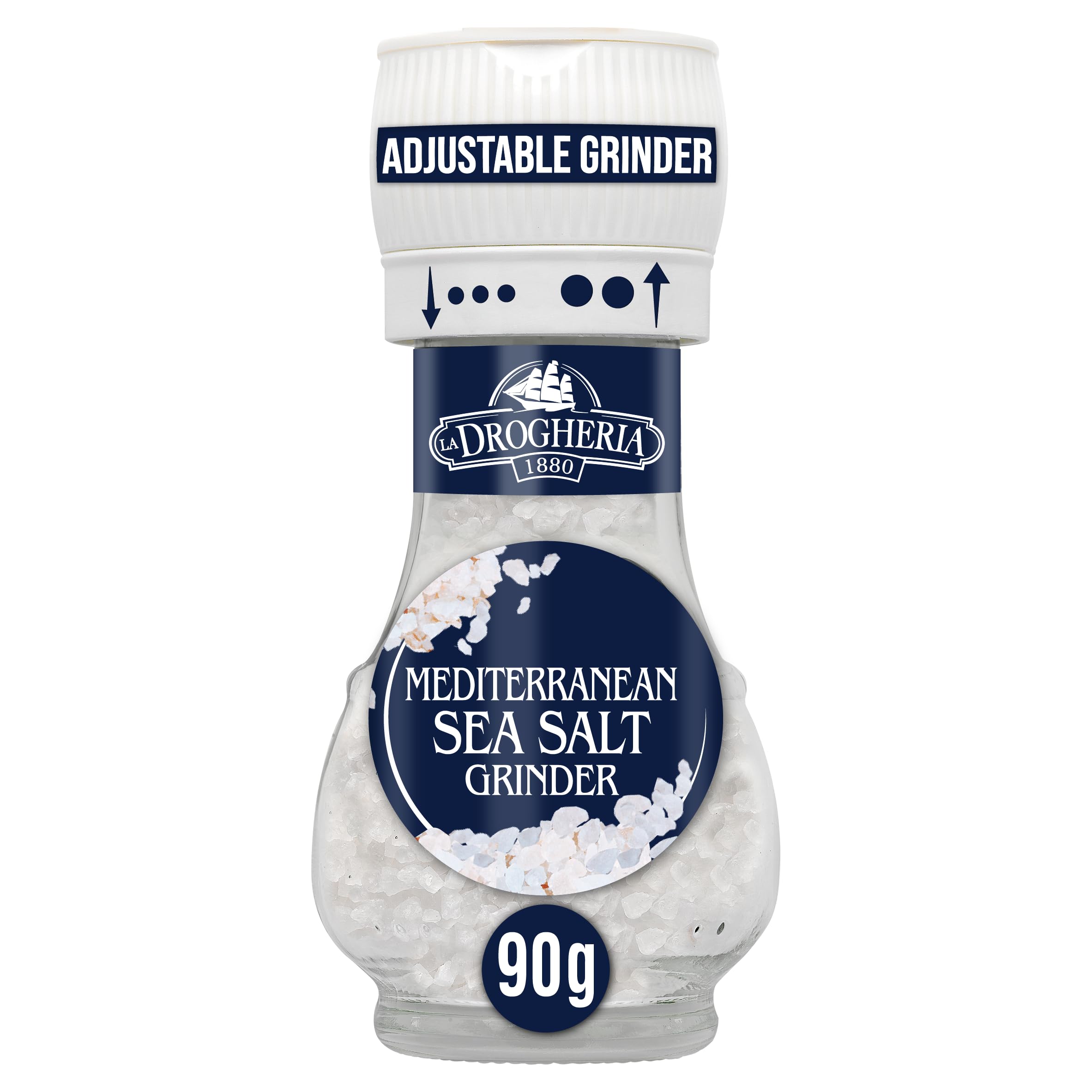 La Drogheria Mediterranean Salt Adjustable Grinder 90 g