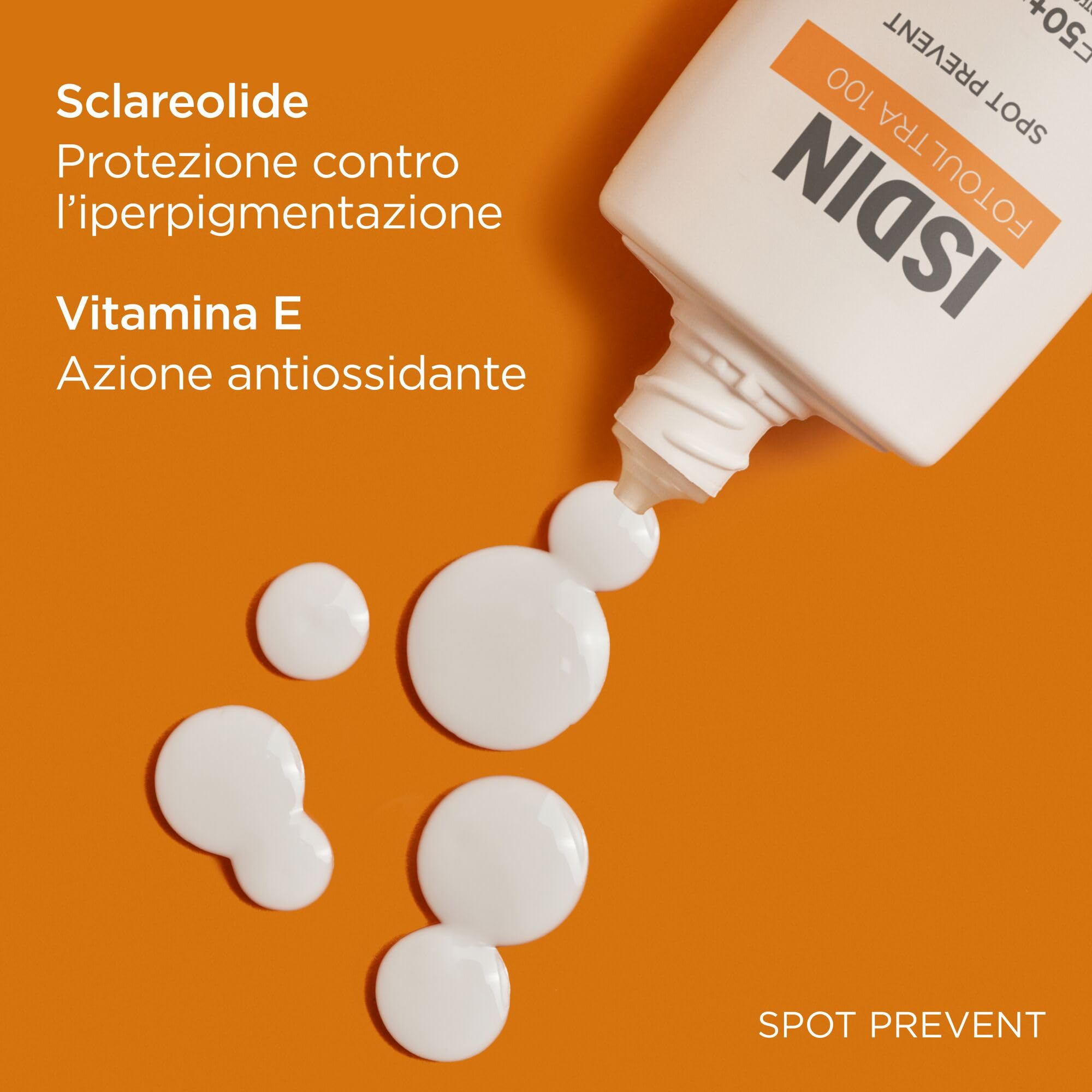 ISDIN Fotoultra 100 Spot Prevent SPF 50+ (50 ml) | Crema Solare Viso Antimacchia | Aiuta a Contrastare la Comparsa delle Macchie Solari | Adatta a Tutti i Tipi di Pelle