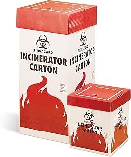 Biohazard Burn Up Waste Box - Floor Model (6/cs)