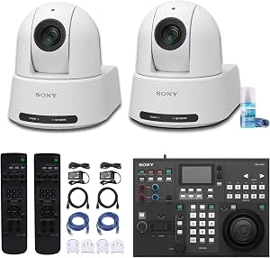 Amazon: 2 x Sony SRG-A40 4K PTZ Camera with Built-in AI and 30x/40x