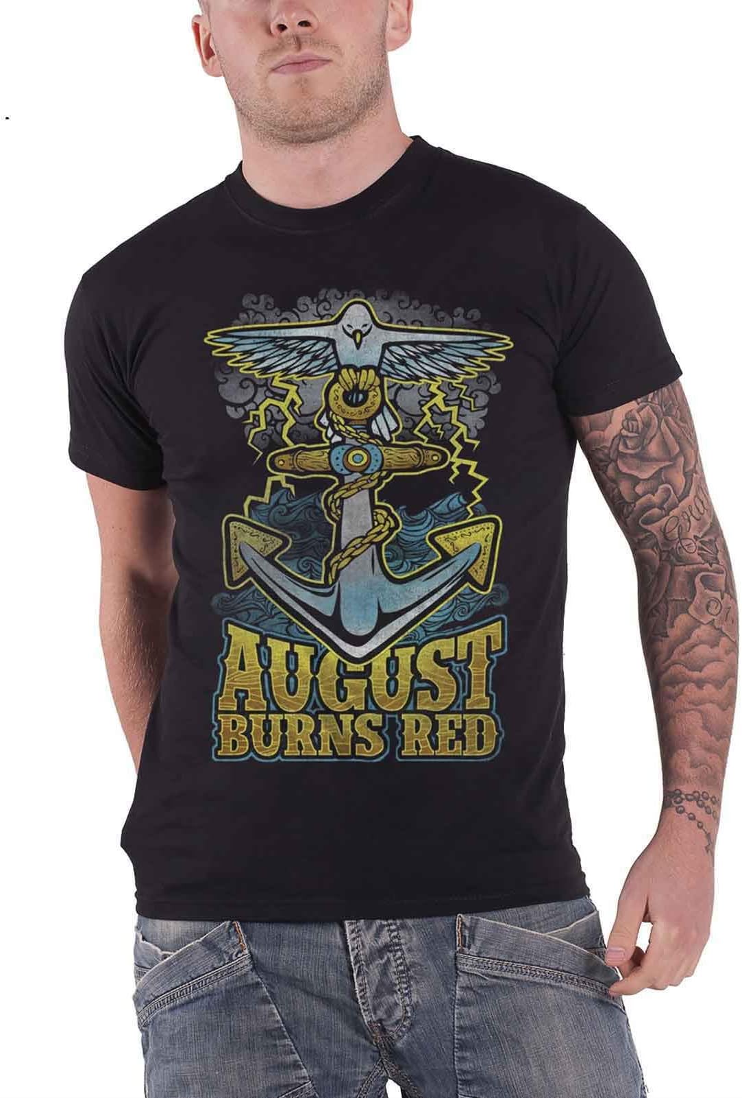 Dove Anchor Official Mens Black T Shirt