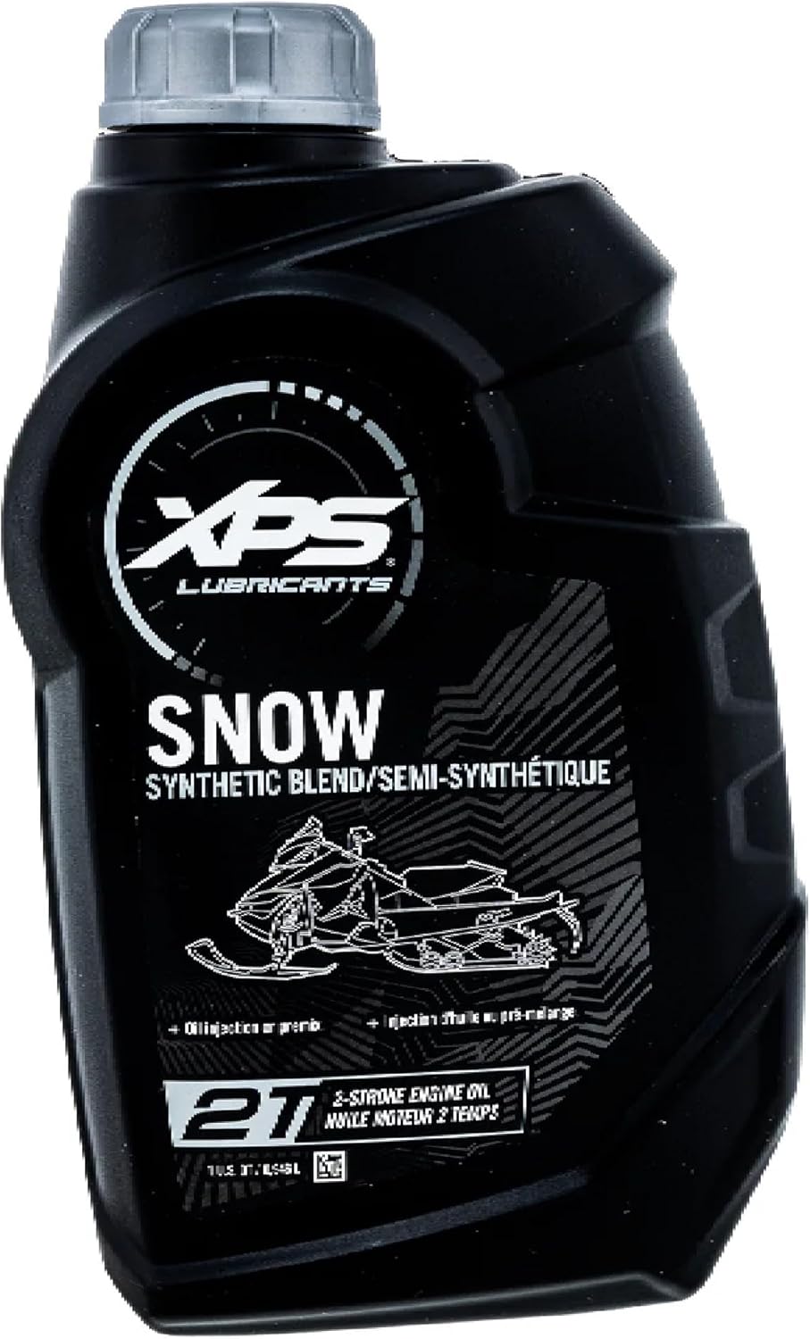 Ski-Doo OEM XPS 1 Quart 2T Synthetic Blend Oil 2-Stroke Premix Snow, 9779447