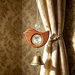 Crystal Suncatchers for Window Hanging Glass Wind Chime Style Garden Sun Catchers with Bird Wood & Crystals Prisms Rainbow Maker Indoor Outdoor Decor